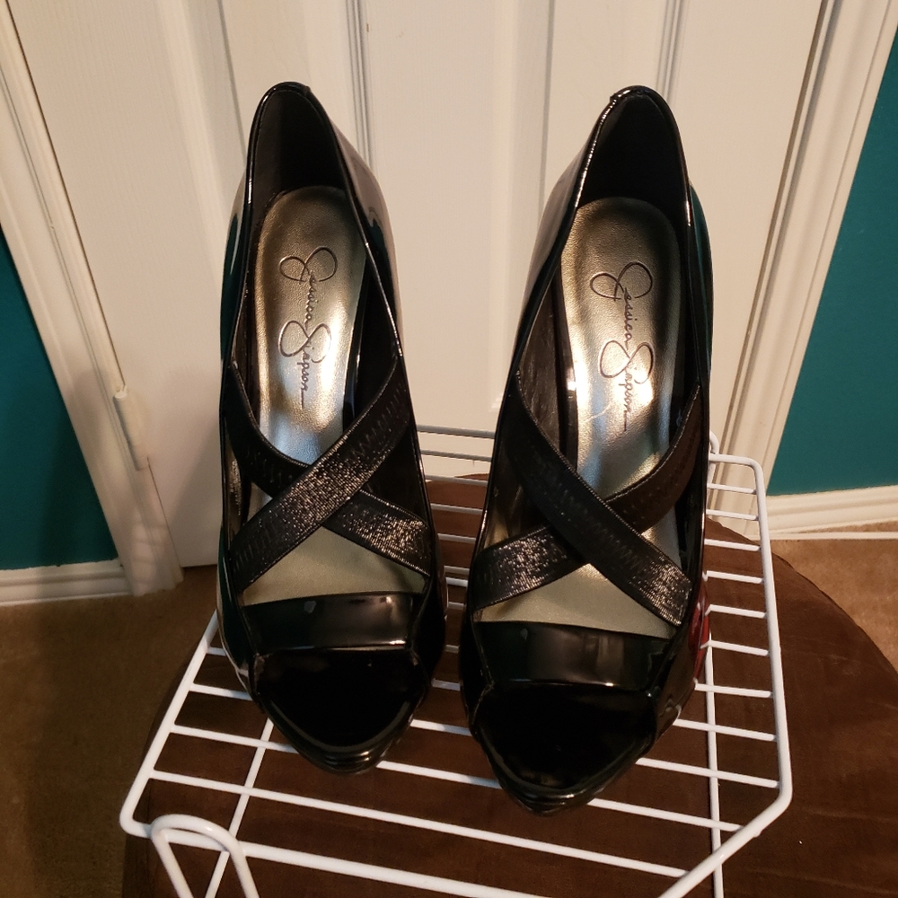 Black Jessica Simpson heels